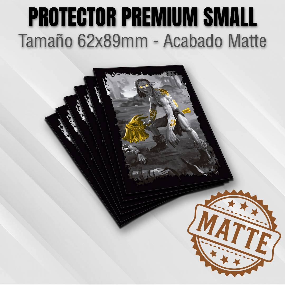 Protectores MATTE con Diseño | TOPDECK Small 62x89mm GOBLIN MALIGNO