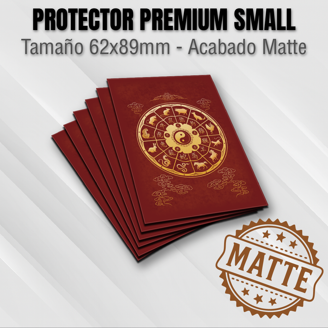 Protectores MATTE con Diseño | TOPDECK Small 62x89mm Horóscopo Chino