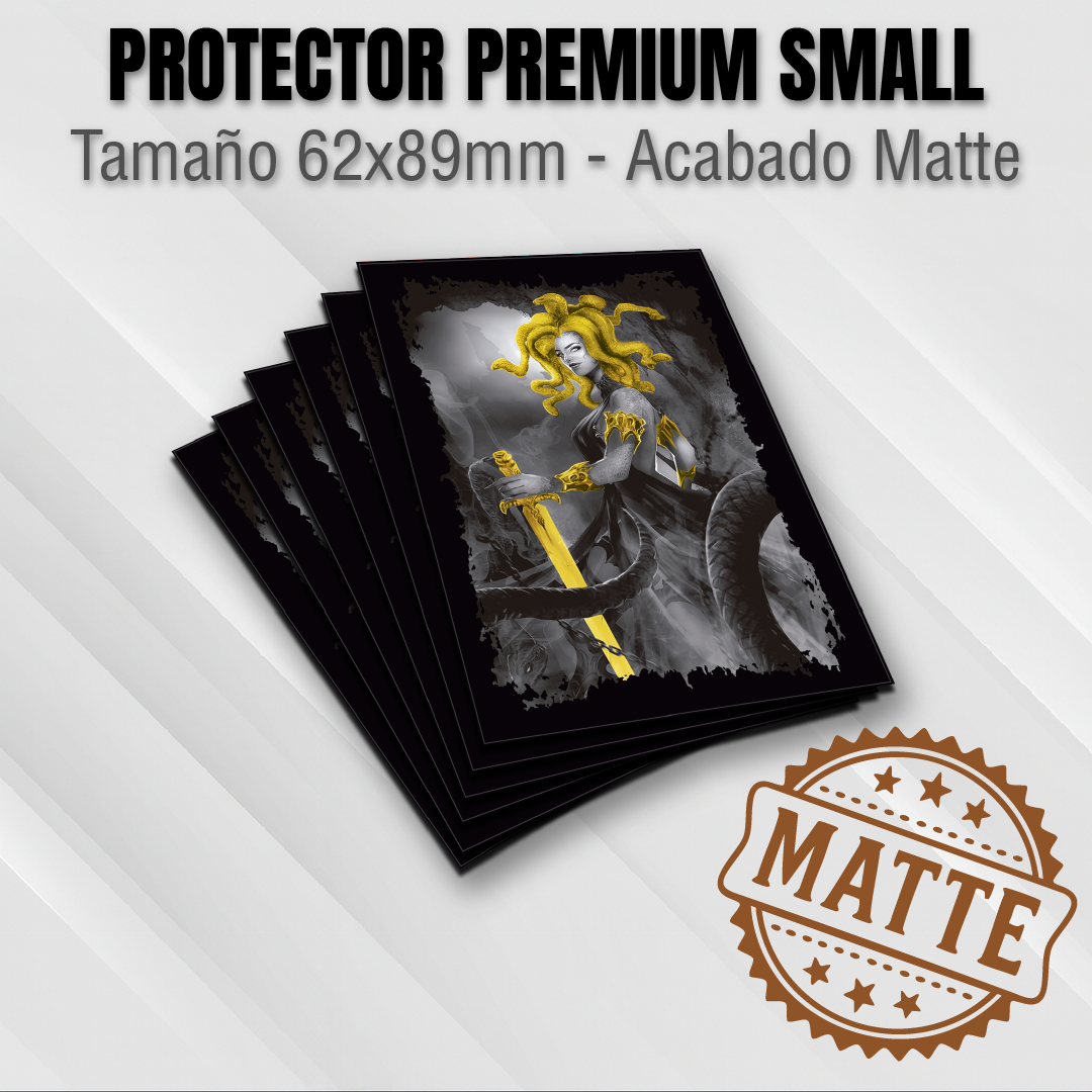 Protectores MATTE con Diseño | TOPDECK Small 62x89mm MEDUSA