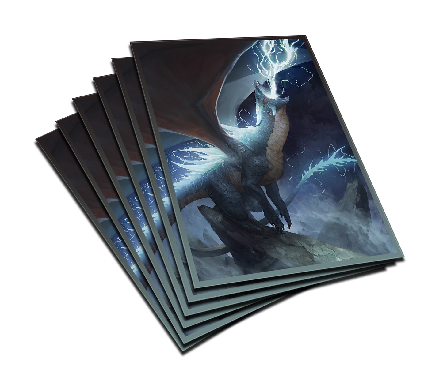 Protectores Standard | Colección Dragones - Dragón Eléctrico 66x91mm