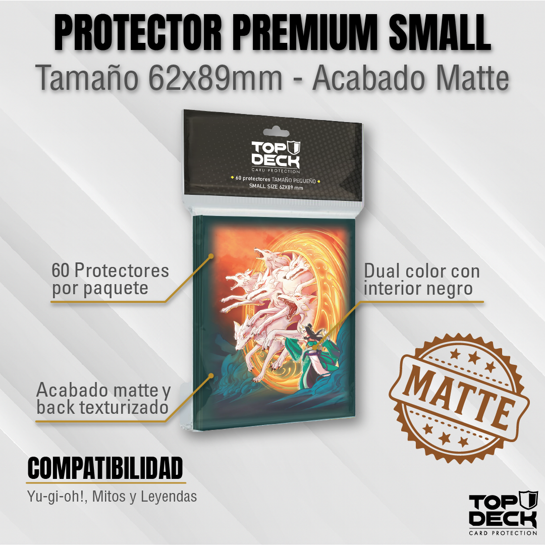Protectores MATTE con Diseño | TOPDECK Small 62x89mm Invocar Chacales