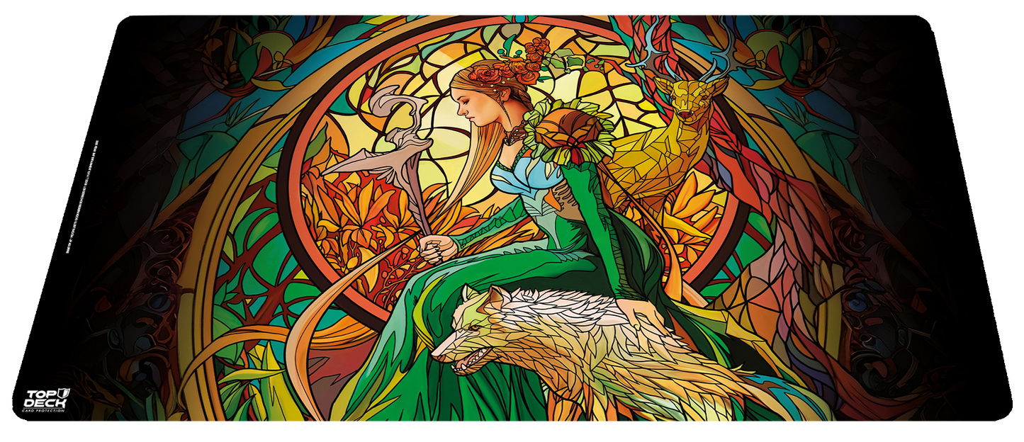 PREVENTA Playmat | Colección Vitrales - Druida