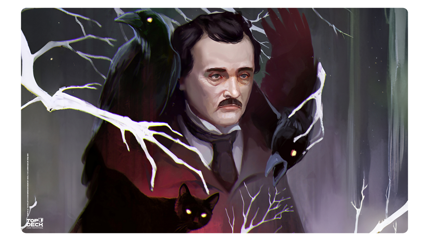 Playmat TOPDECK | Edgar Allan Poe