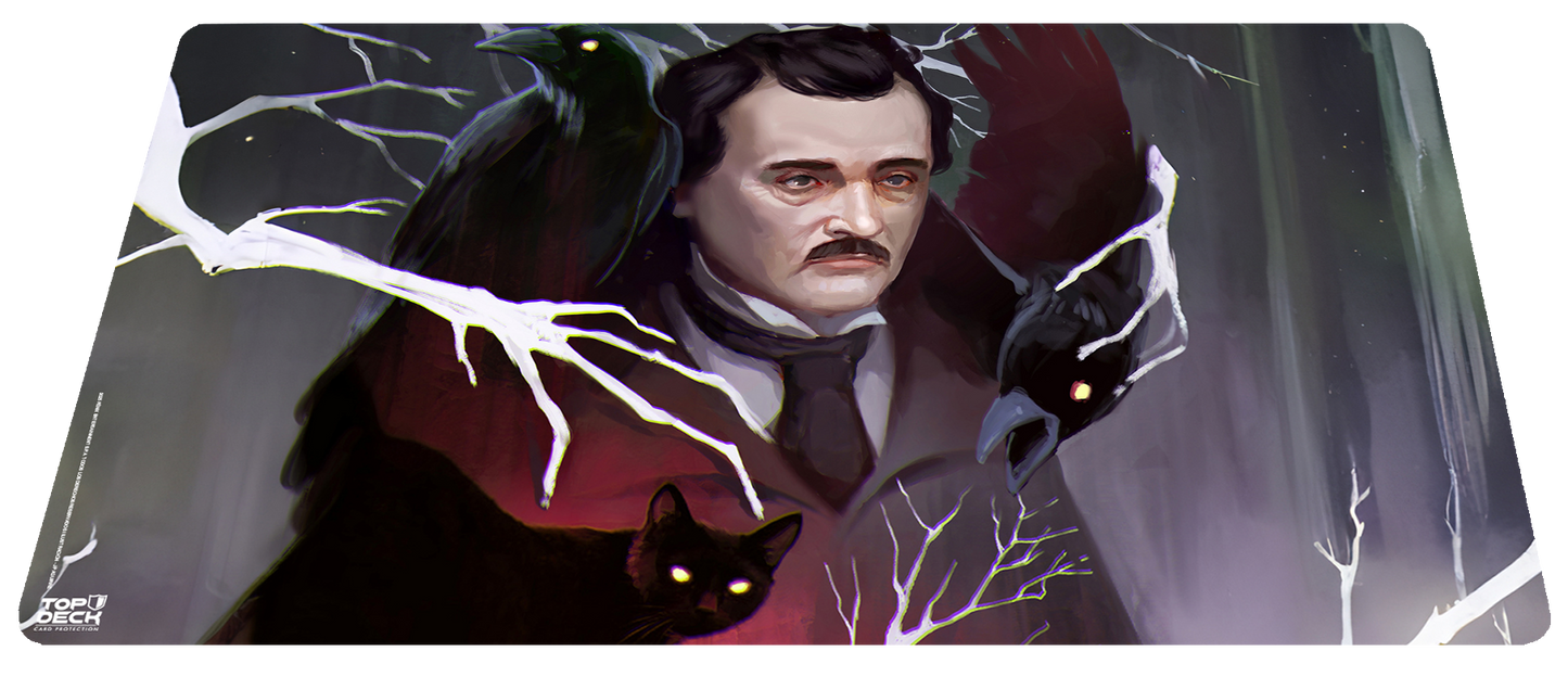 Playmat TOPDECK | Edgar Allan Poe