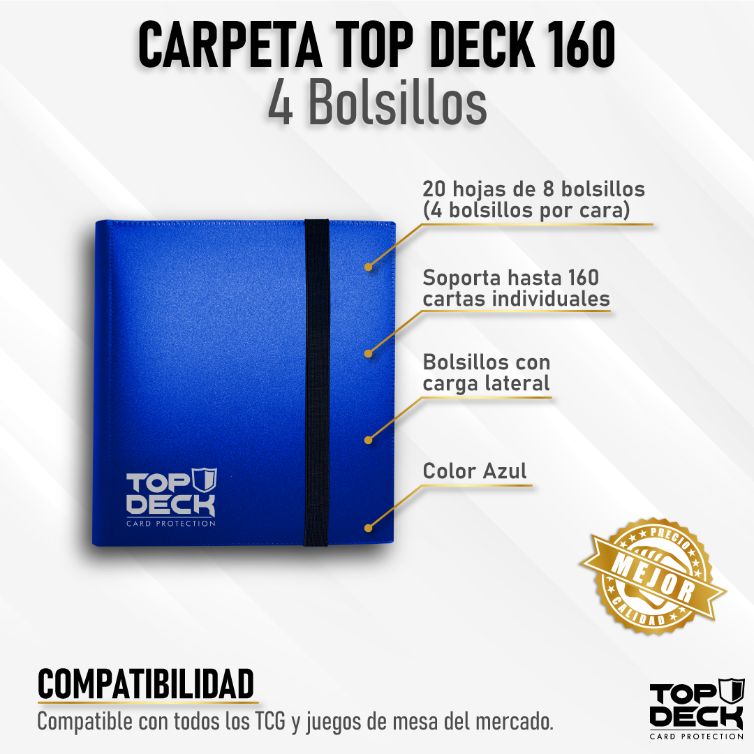Carpeta Esencial | TOPDECK 160 color Azul