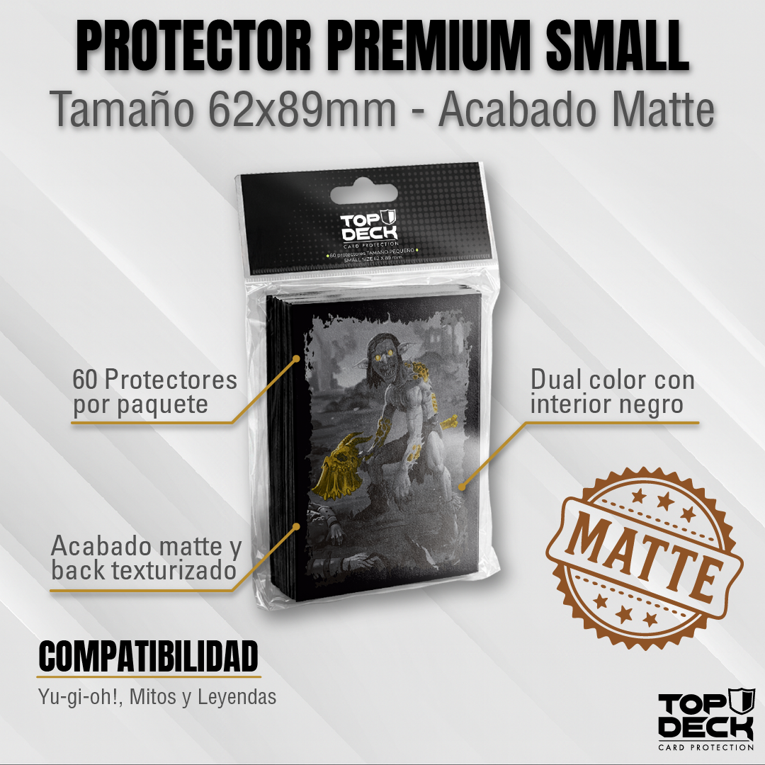 Protectores MATTE con Diseño | TOPDECK Small 62x89mm GOBLIN MALIGNO