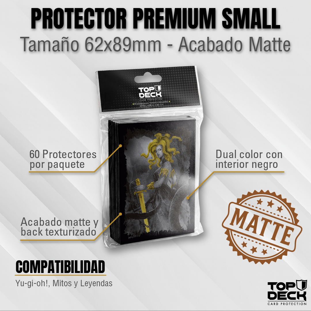 Protectores MATTE con Diseño | TOPDECK Small 62x89mm MEDUSA