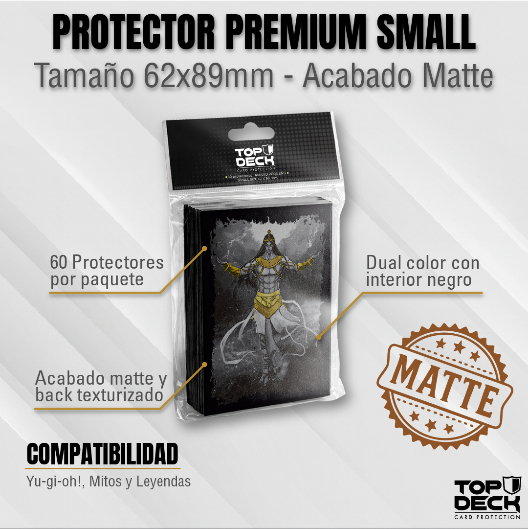 Protectores MATTE con Diseño | TOPDECK Small 62x89mm DJEDEFHOR