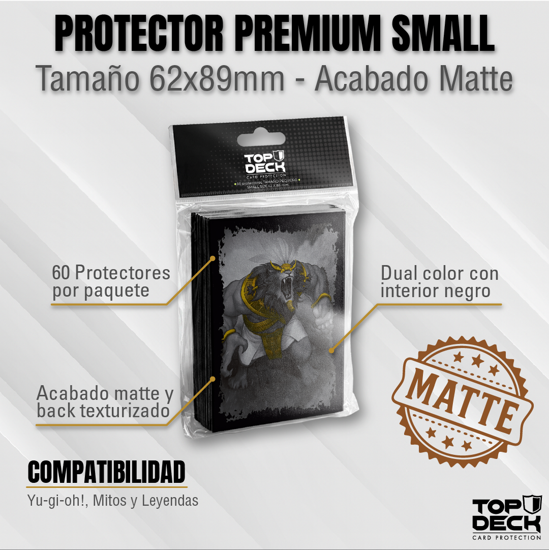 Protectores MATTE con Diseño | TOPDECK Small 62x89mm ANHUR
