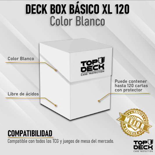 Portamazos Esencial | TOPDECK XL 120+ color Blanco