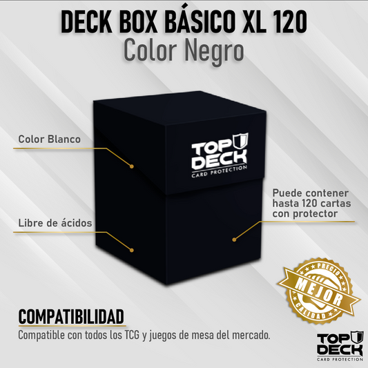 Portamazos Esencial | TOPDECK XL 120+ color Negro