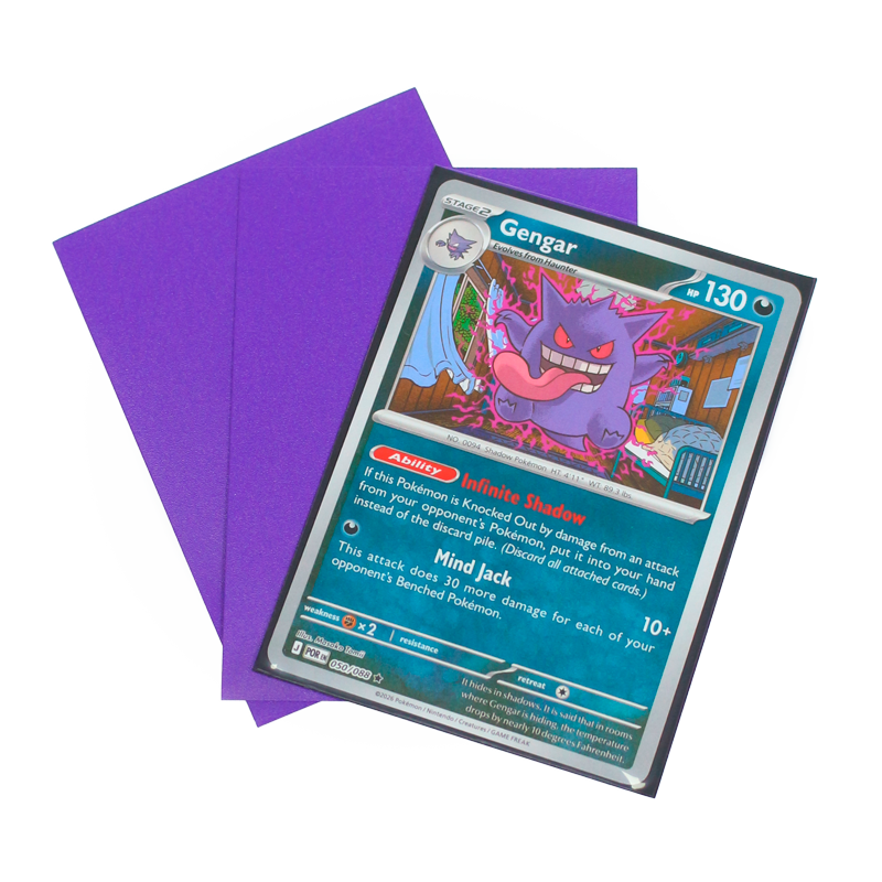 Protectores Premium | TOPDECK Standard 66x91mm color Morado