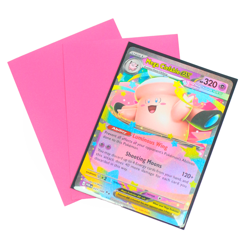 Protectores Premium | TOPDECK Standard 66x91mm color Rosa