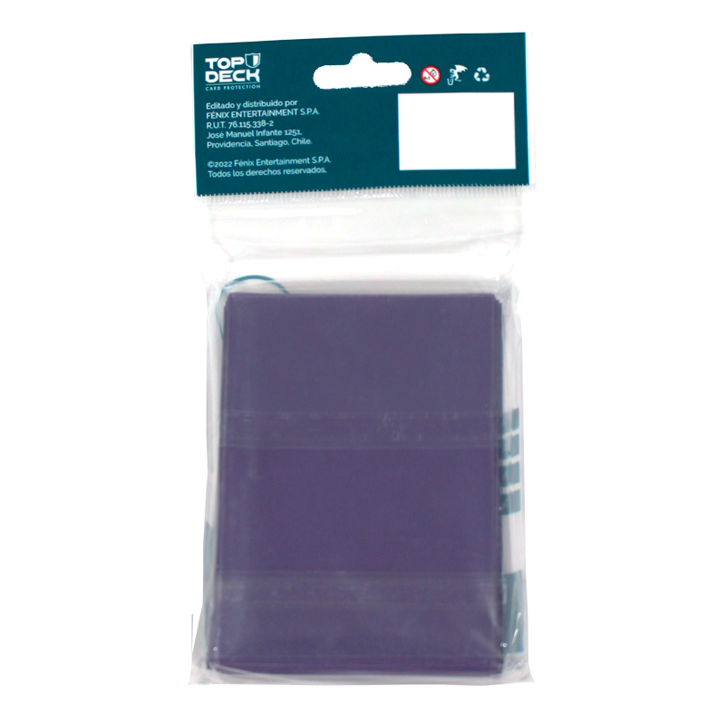 Protectores Esenciales | TOPDECK Standard 66x91mm color Morado