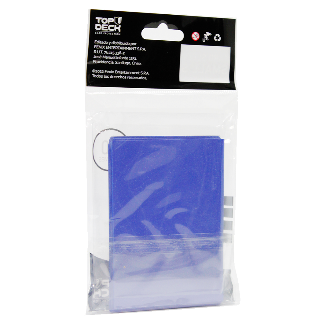 Protectores Esenciales | TOPDECK Small 62x89mm color Azul