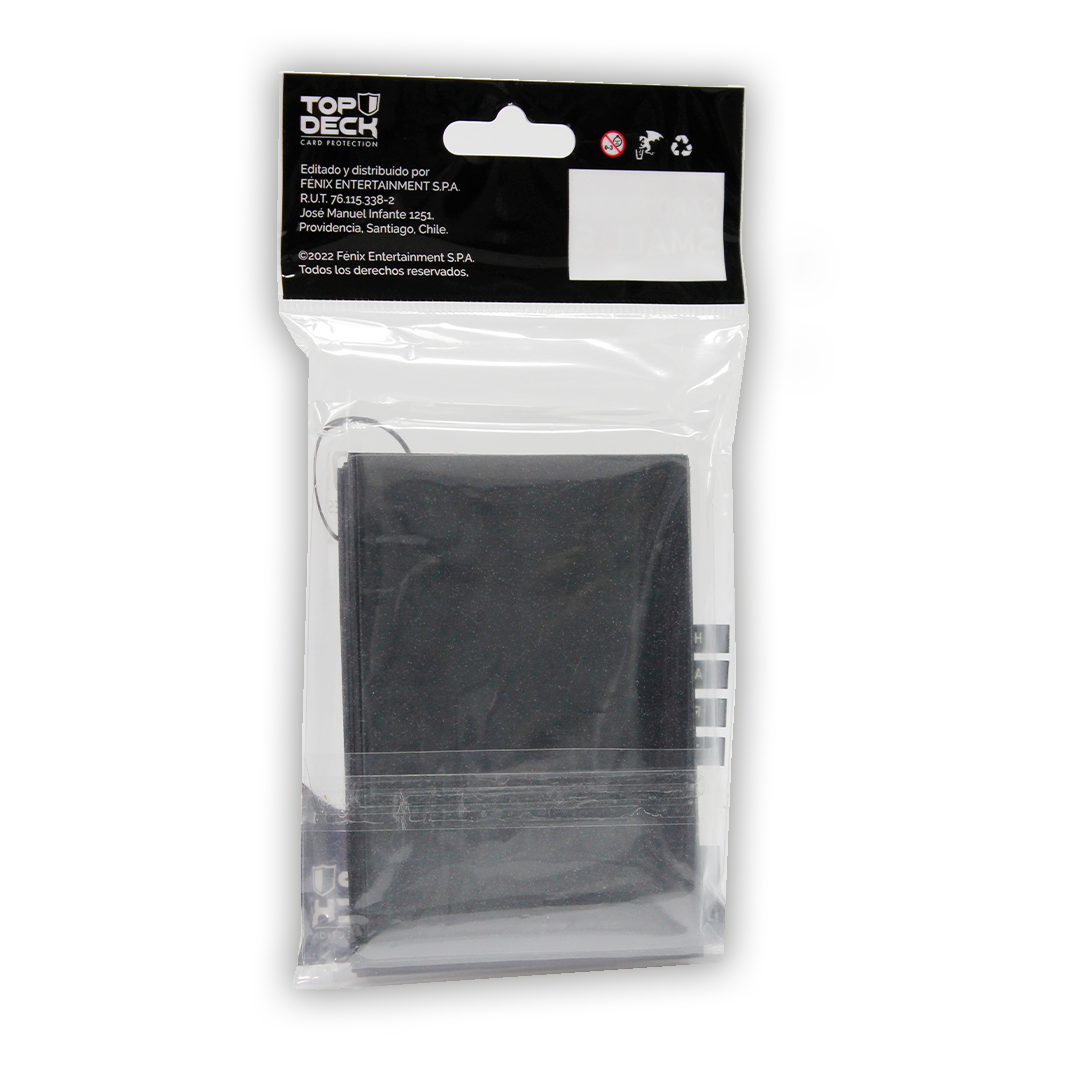 Protectores Esenciales | TOPDECK Small 62x89mm color Negro
