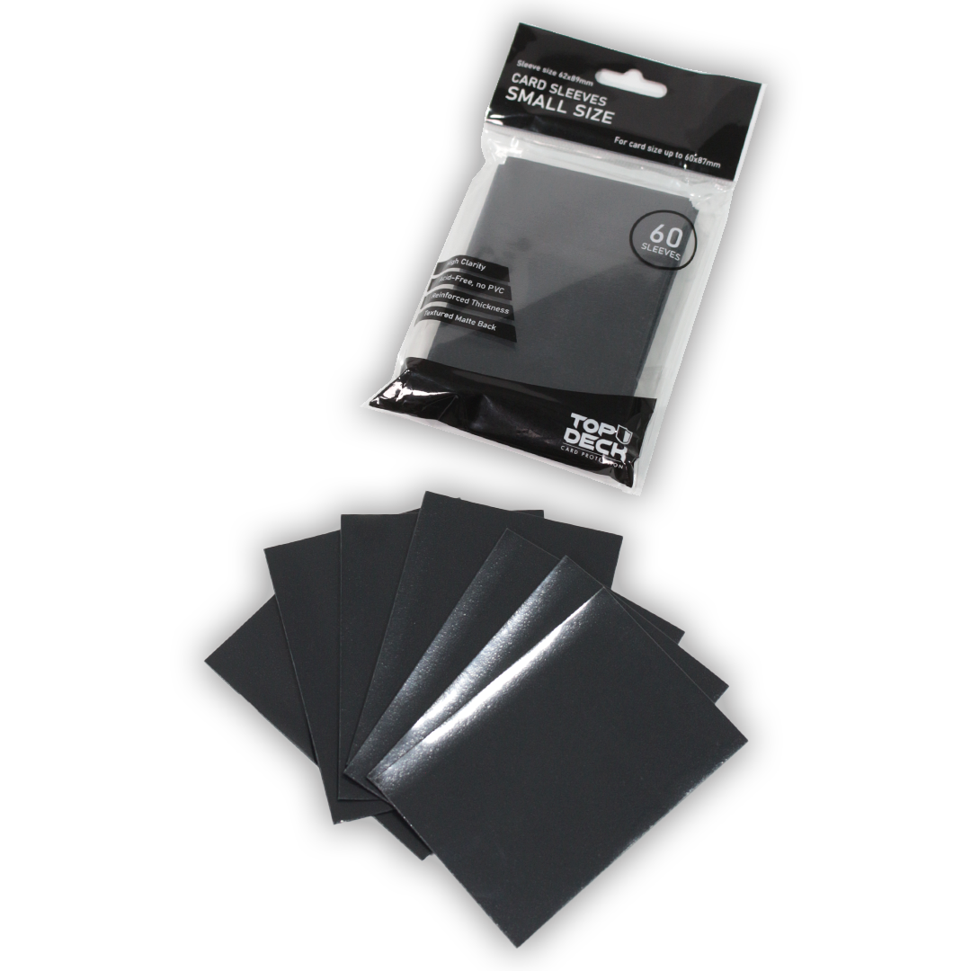 Protectores Esenciales | TOPDECK Small 62x89mm color Negro