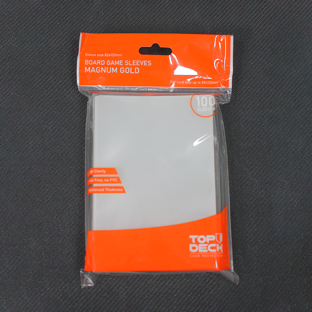 Protectores Juego de Mesa | TOPDECK Magnum Gold / Tarot 80x120mm
