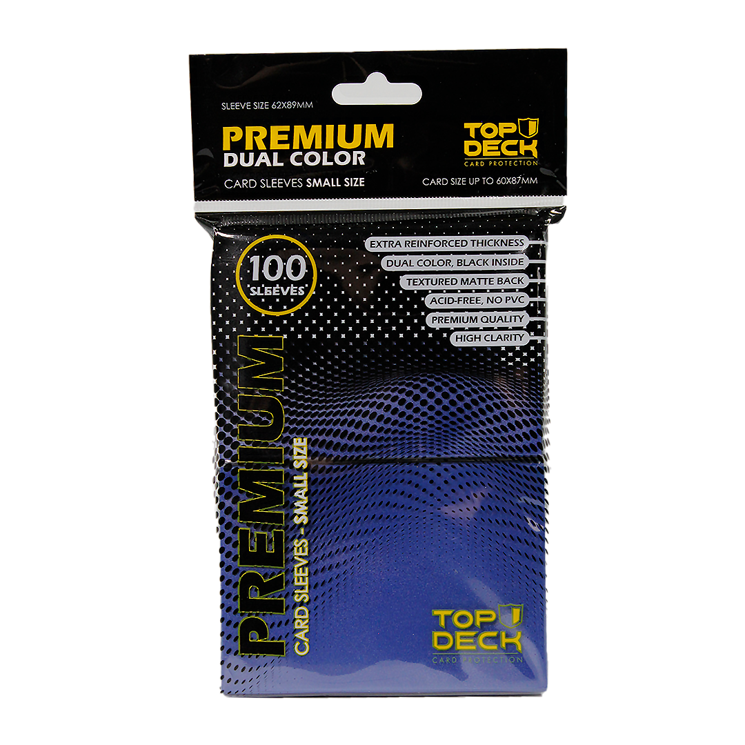 Protectores Premium | TOPDECK Small 62x89mm color Azul