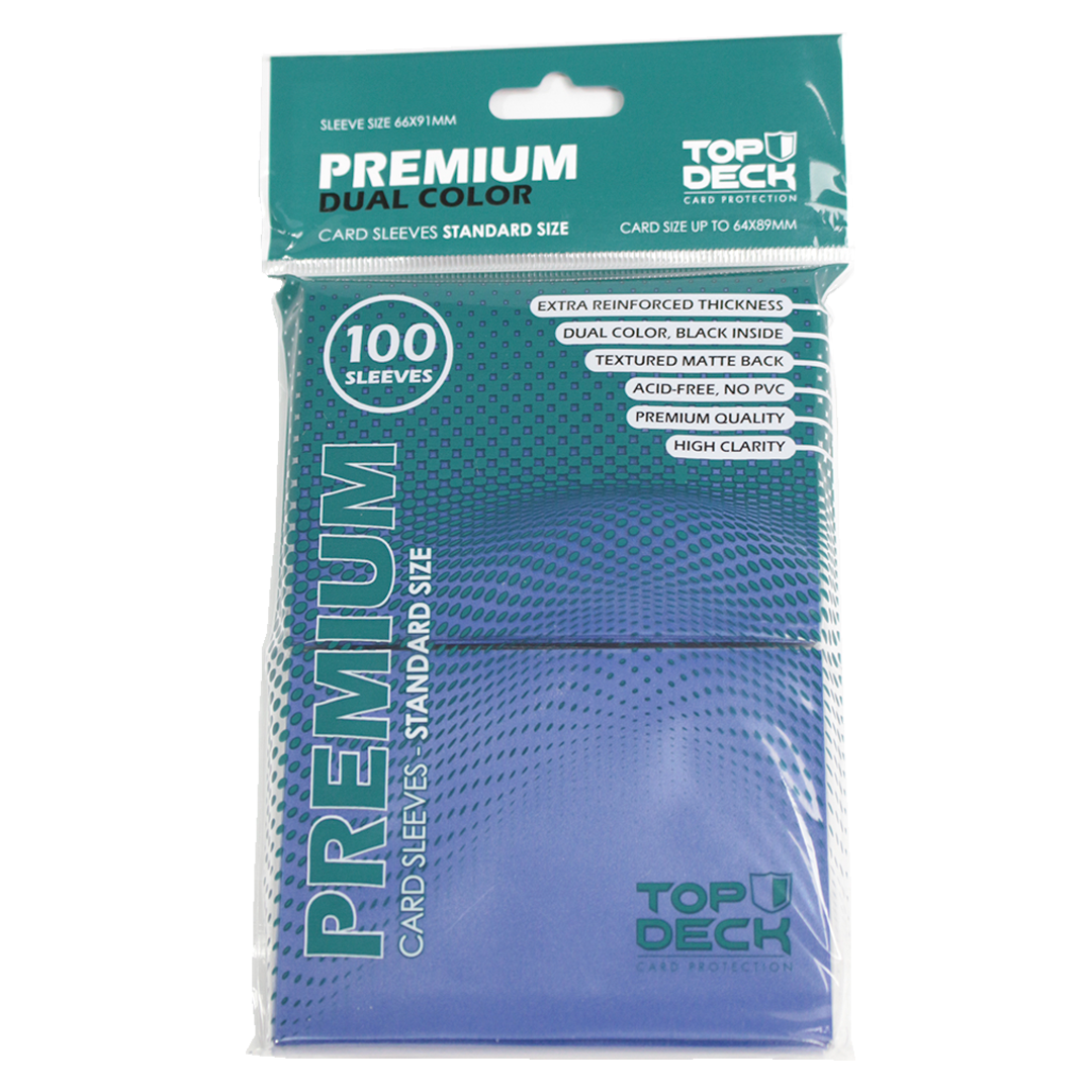 Protectores Premium | TOPDECK Standard 66x91mm color Azul