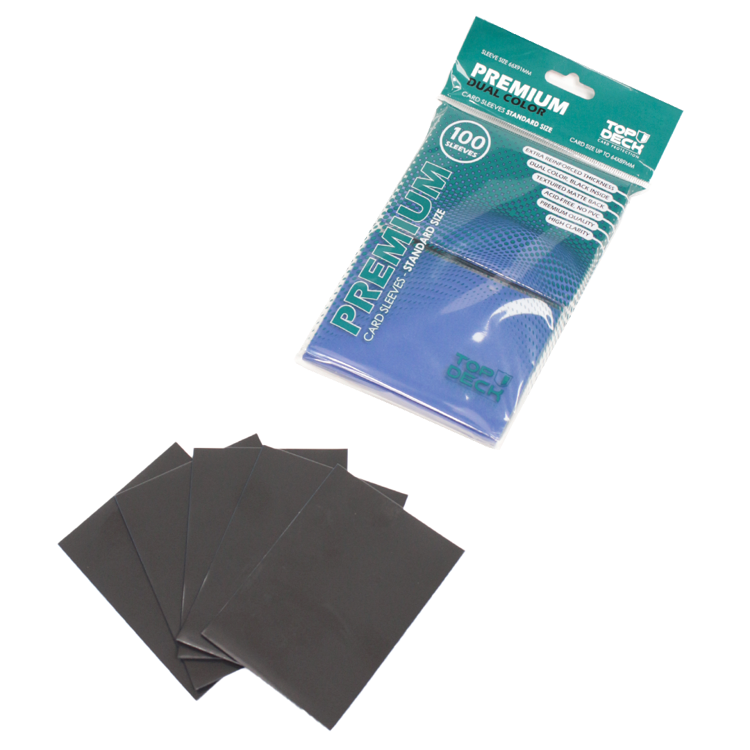 Protectores Premium | TOPDECK Standard 66x91mm color Azul