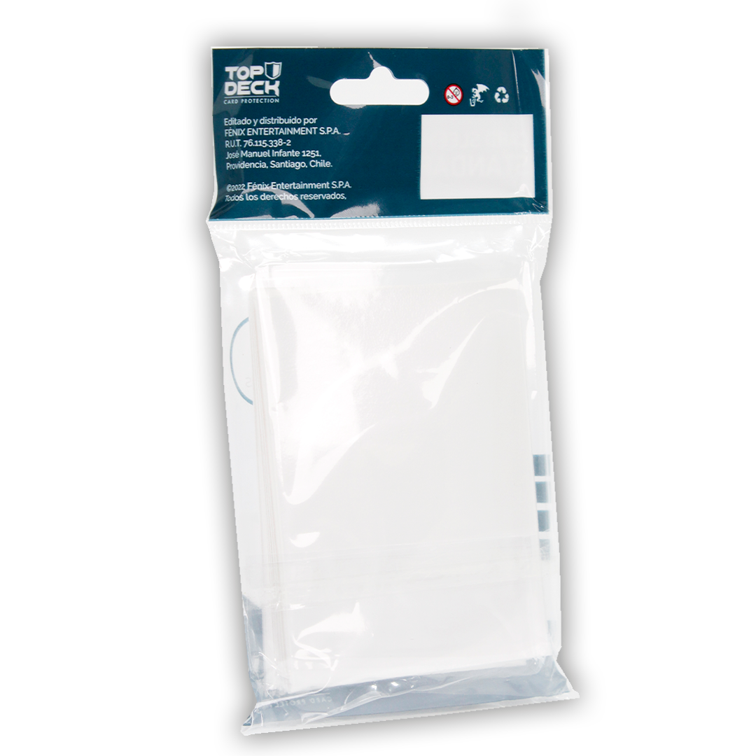 Protectores Esenciales | TOPDECK Standard 66x91mm color Blanco