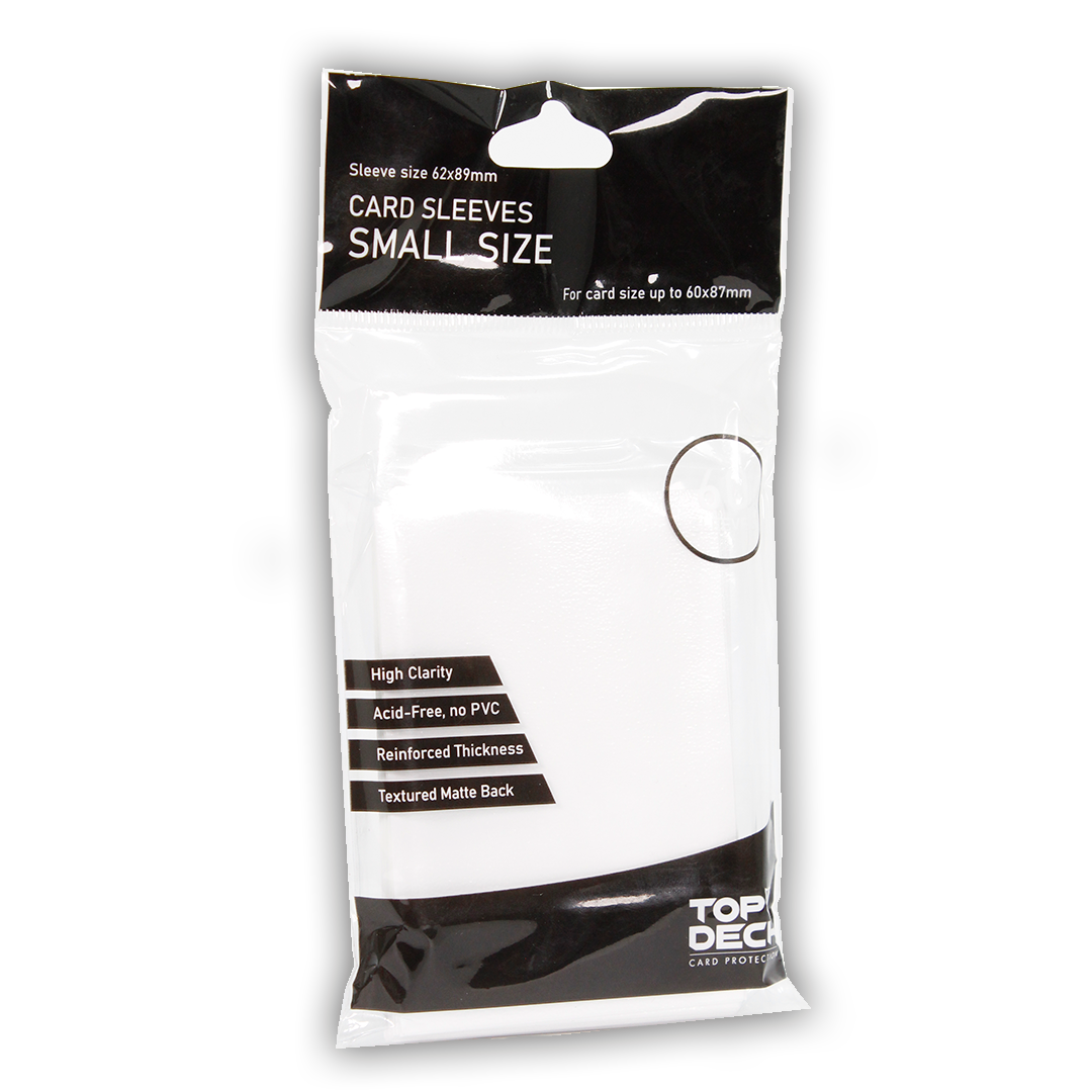 Protectores Esenciales | TOPDECK Small 62x89mm color Blanco