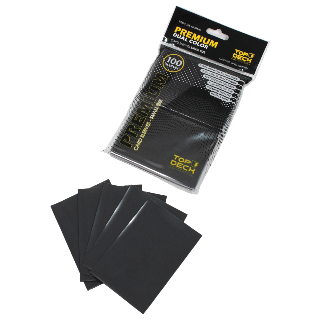 Protectores Premium | TOPDECK Small 62x89mm color Negro