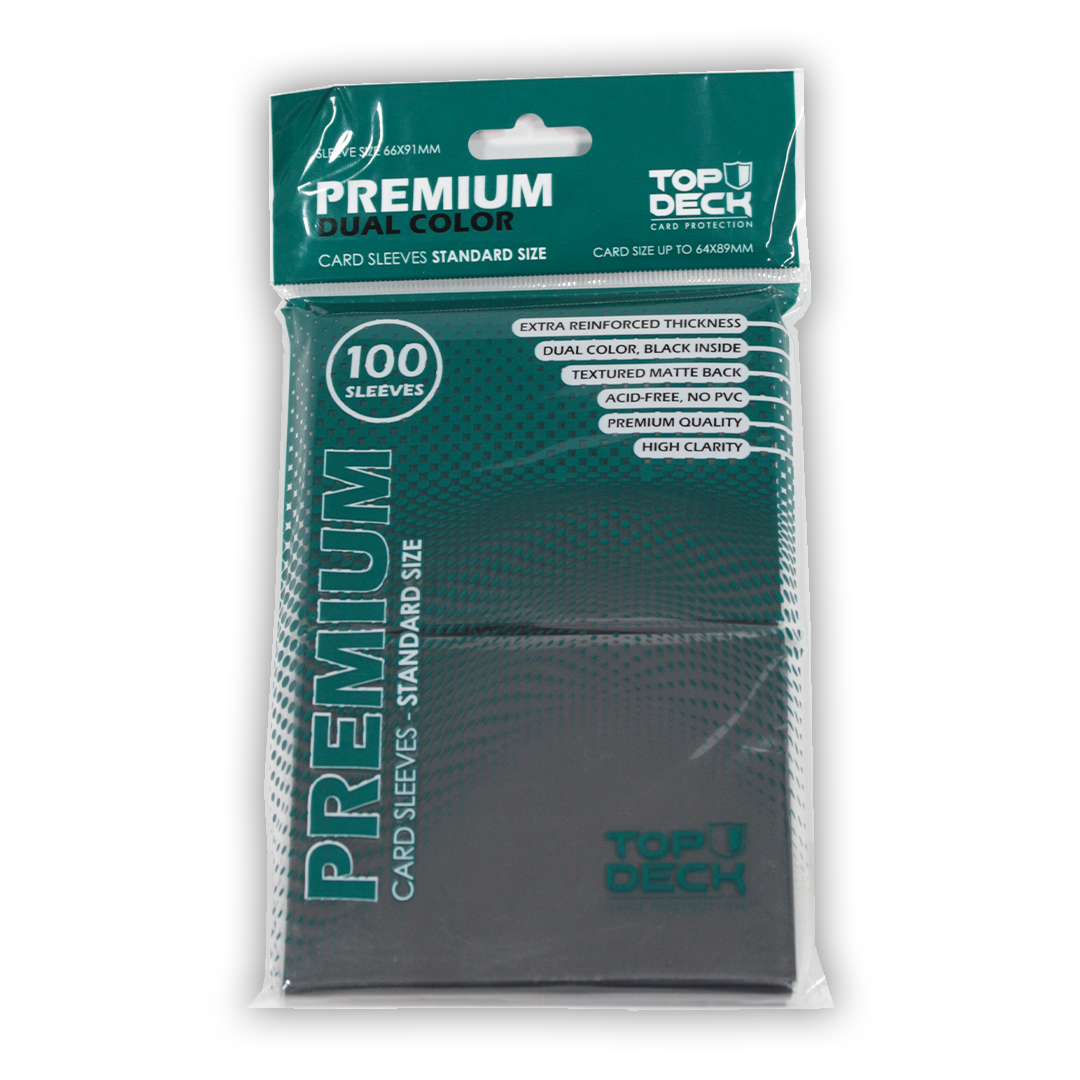 Protectores Premium | TOPDECK Standard 66x91mm color Negro