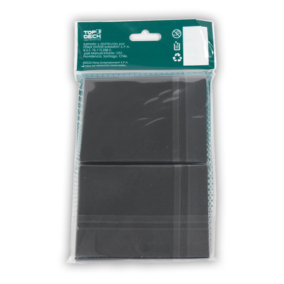 Protectores Premium | TOPDECK Standard 66x91mm color Negro