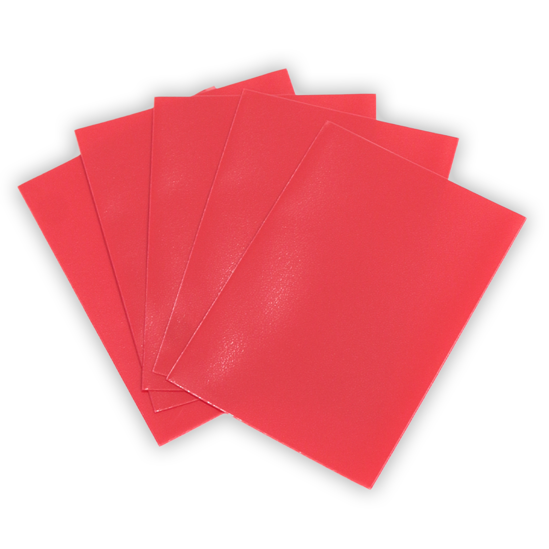 Protectores Esenciales | TOPDECK Standard 66x91mm color Rojo