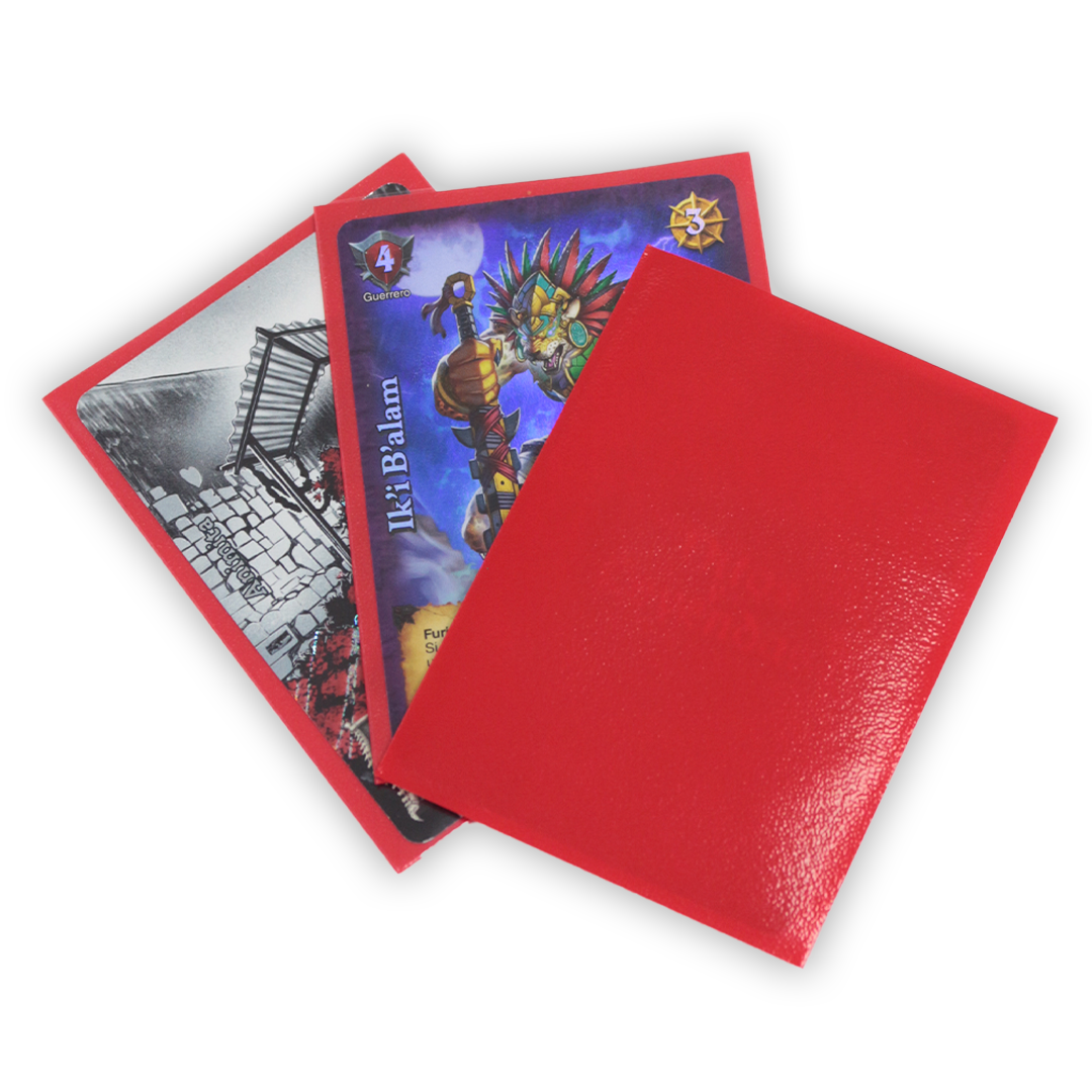 Protectores Esenciales | TOPDECK Standard 66x91mm color Rojo