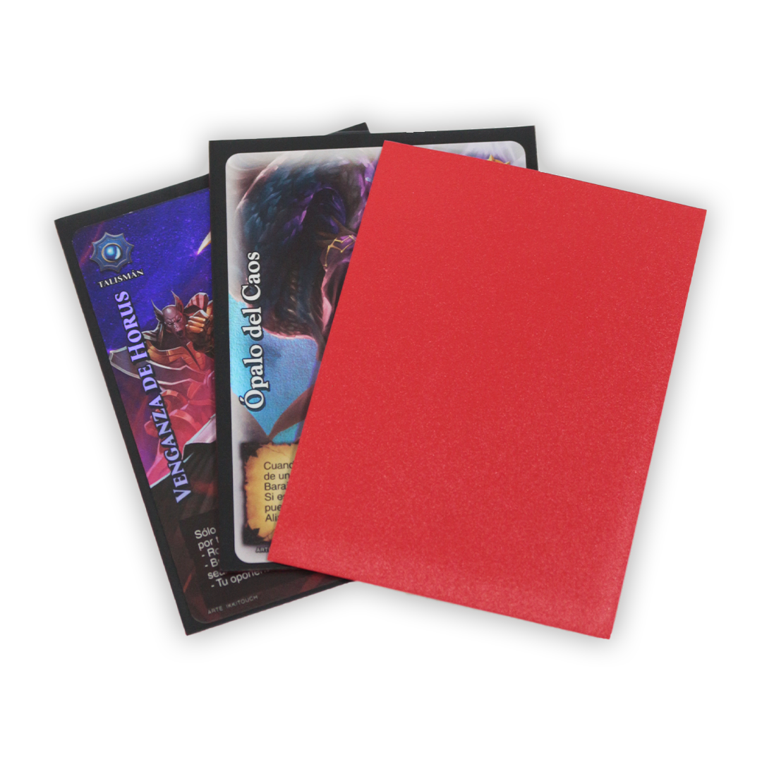 Protectores Premium | TOPDECK Standard 66x91mm color Rojo