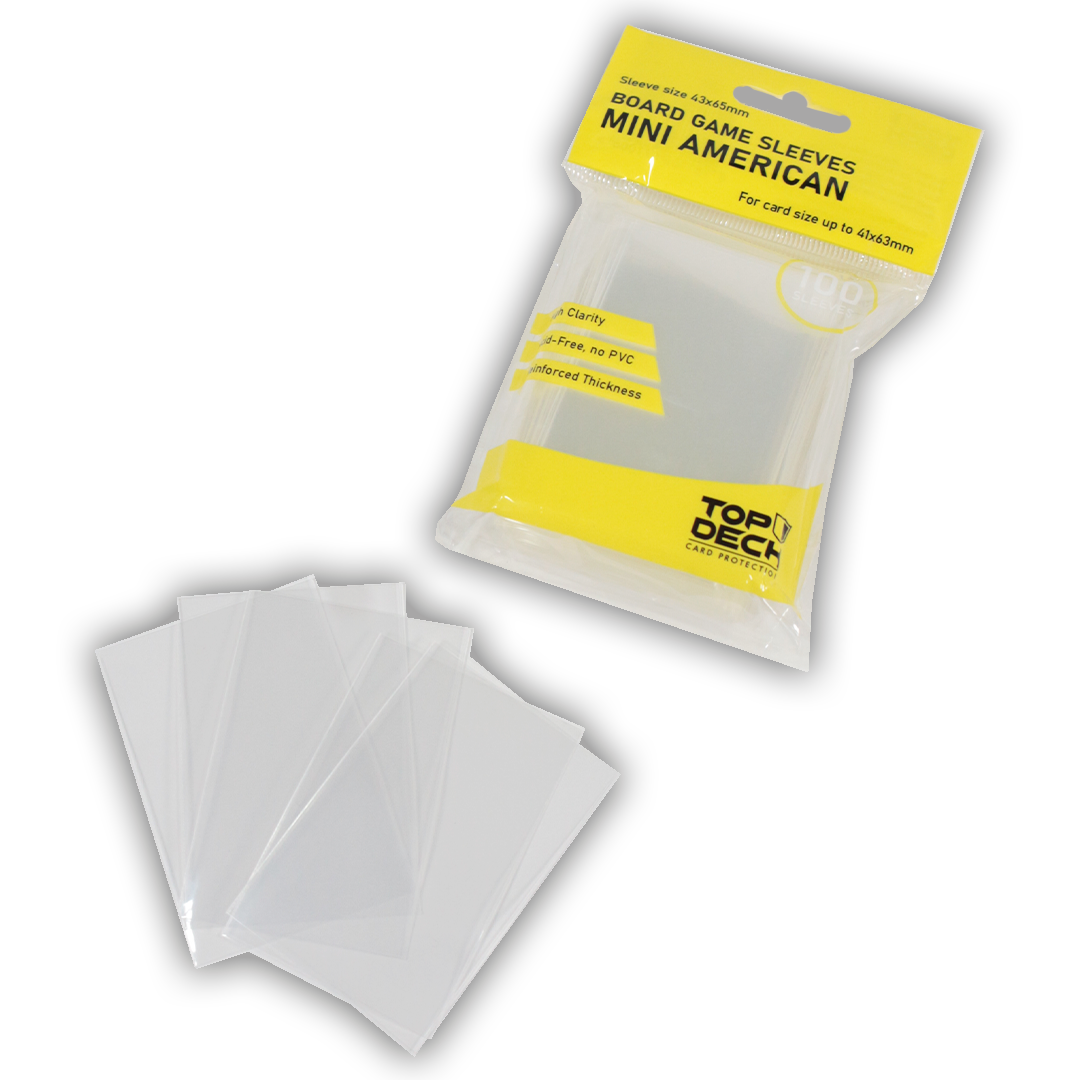 Protectores Juego de Mesa |  TOPDECK Mini American 41x63mm