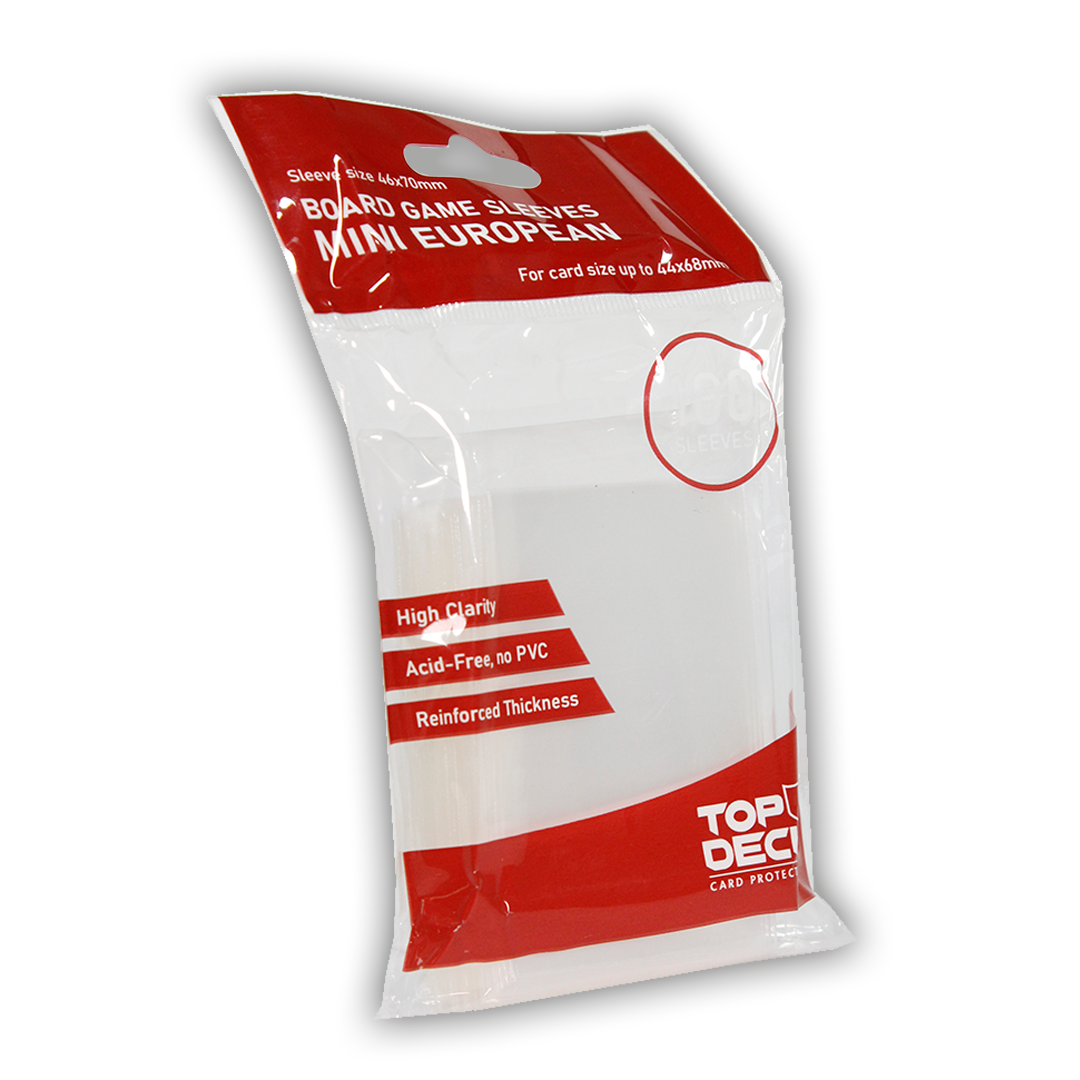 Protectores Juego de Mesa | TOPDECK Mini European 44x68mm