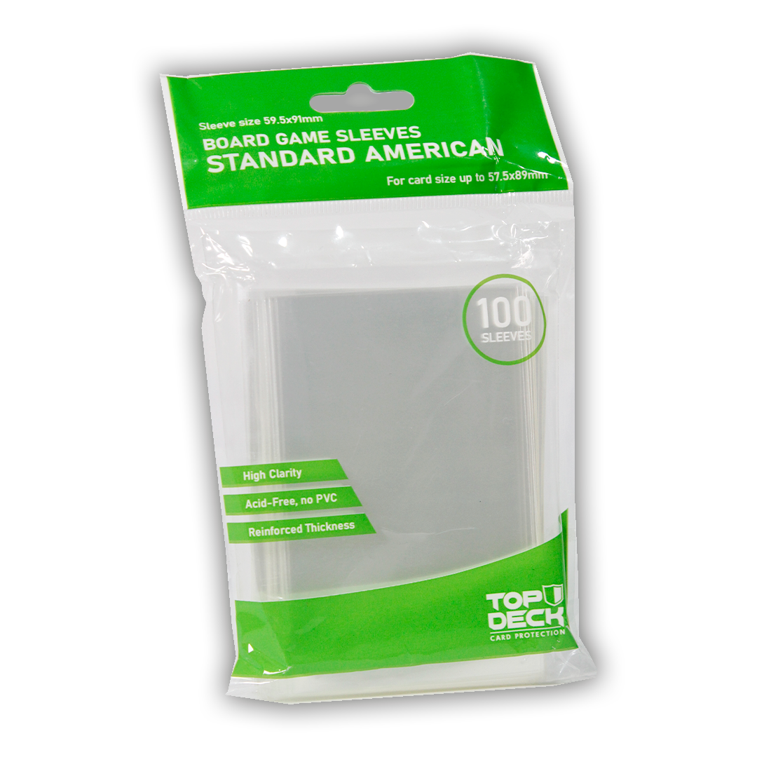 Protectores Juego de Mesa | TOPDECK Standard American 57x89mm