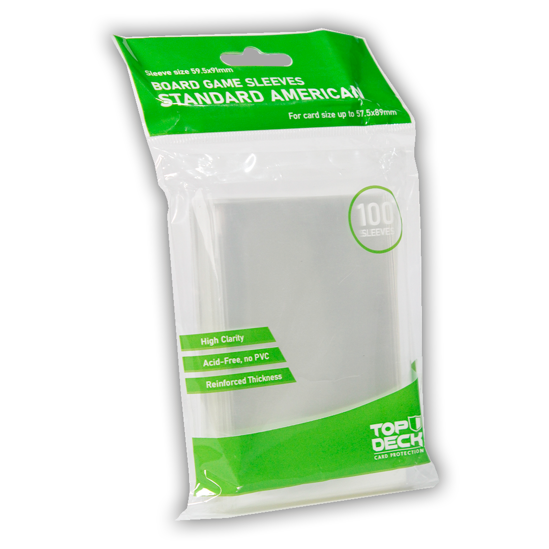 Protectores Juego de Mesa | TOPDECK Standard American 57x89mm