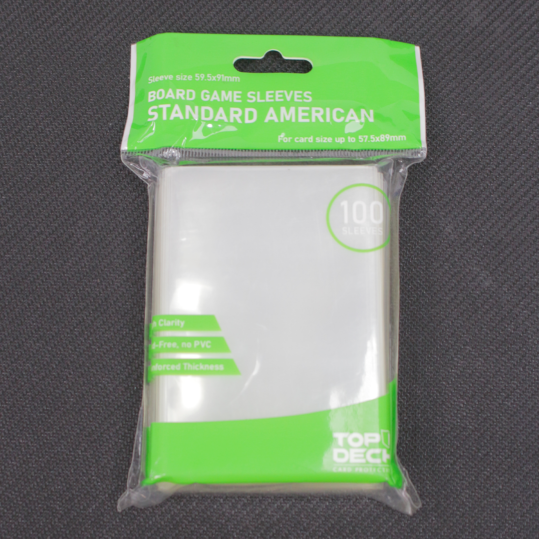 Protectores Juego de Mesa | TOPDECK Standard American 57x89mm