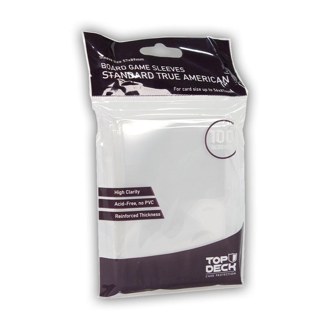 Protectores Juego de Mesa | TOPDECK True American 56x87mm