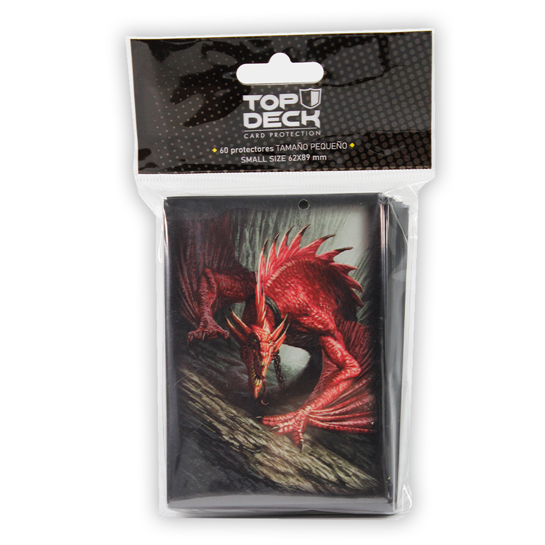 Protectores con Diseño | TOPDECK Small 62x89mm Wyvern de Sangre