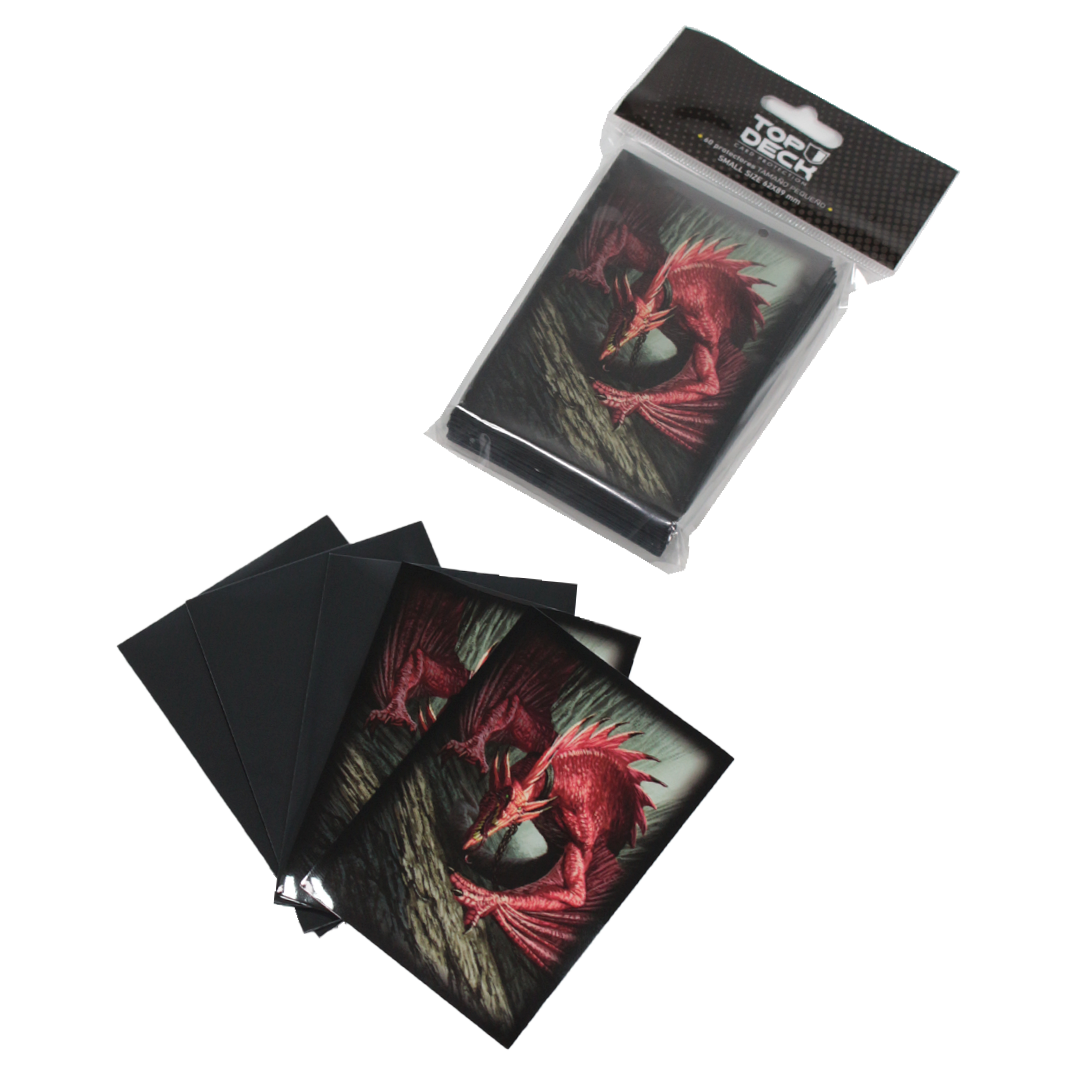 Protectores con Diseño | TOPDECK Small 62x89mm Wyvern de Sangre