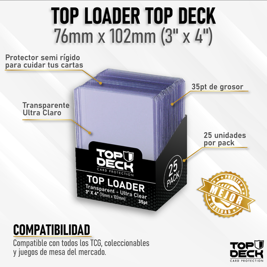 Top Loader | TOPDECK standard 76x102mm