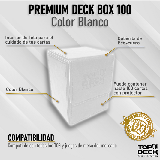 Portamazos Premium | TOPDECK 100 color Blanco