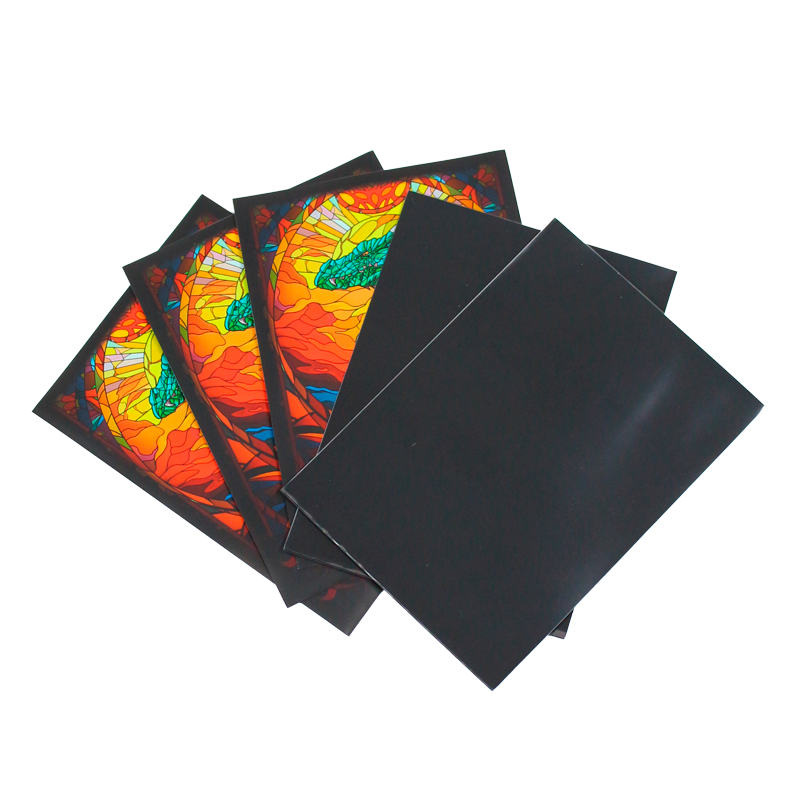 Protectores Standard | Colección Vitrales - Dragón Verde 66x91mm