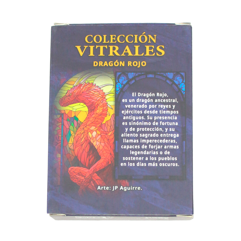 Protectores Standard | Colección Vitrales - Dragón Rojo 66x91mm
