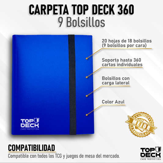 Carpeta Esencial | TOPDECK 360 color Azul