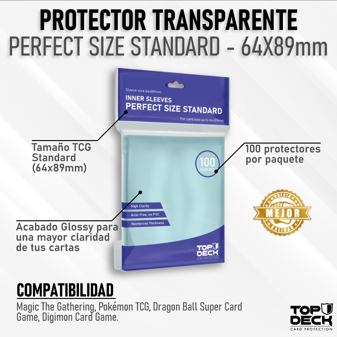 PREVENTA - Protectores Interiores | TOPDECK Standard 64x89mm