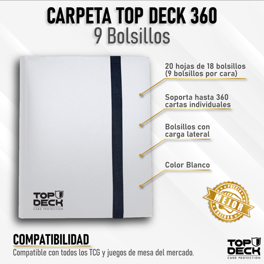 Carpeta Esencial | TOPDECK 360 color Blanco