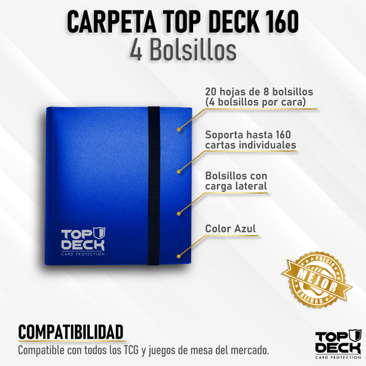 Carpeta Esencial | TOPDECK 160 color Azul