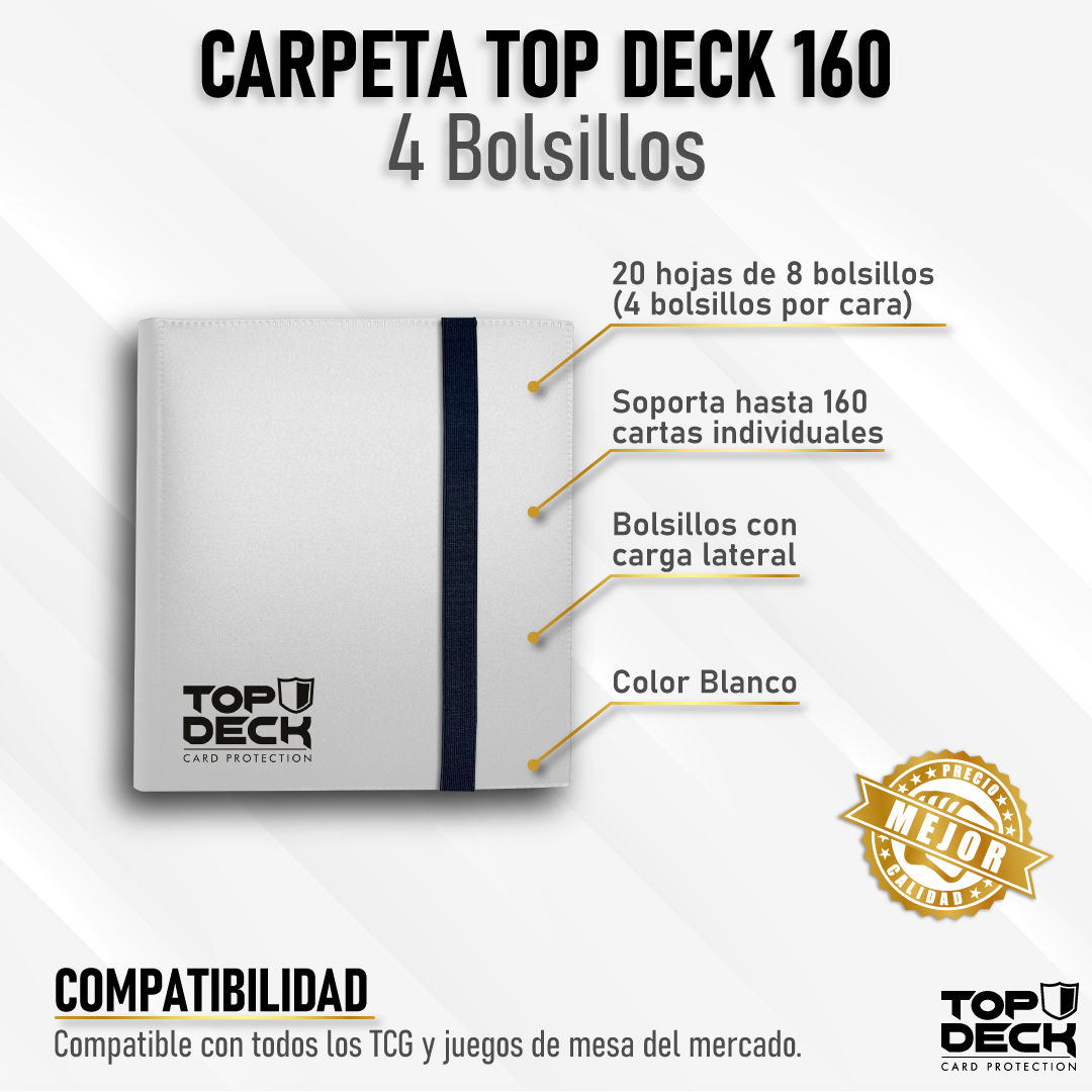 Carpeta Esencial | TOPDECK 160 color Blanco